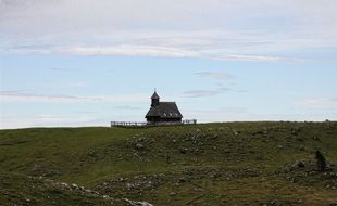 church in the countryside in Slovenia