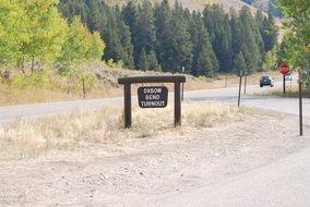 tourism sign vacation
