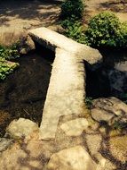 walking trail in the garden in Asia