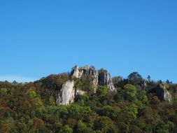 rocky landscape of ruin hohengerhausen