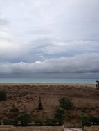 distant view of the coast at Canet de Berenguer