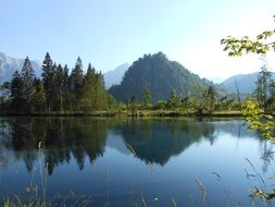 almsee lake in Austria