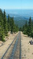 mountain train landscape