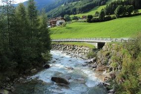 landscape of Valle Aurina