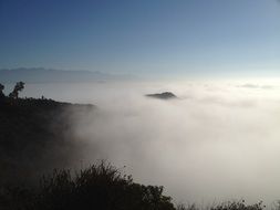 hike to the top of the mountain