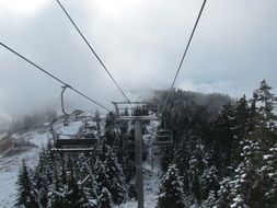 Grouse mountain in Canada Vancouver