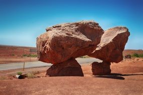 unusually beautiful rocks desert
