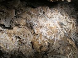 rock formations in a cave