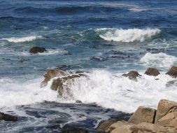 rocky ocean shore