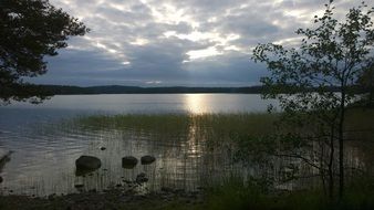 lake in summertime