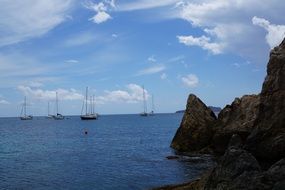 turquoise sea of Ibiza