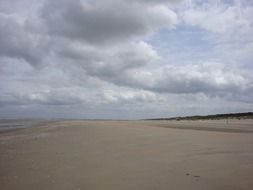 Big Empty sandy beach