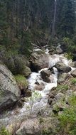 waterfall rocks water