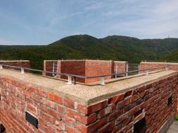 photo of a brick fortress