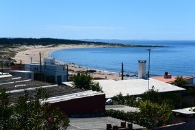 panoramic view of buildings on the coast