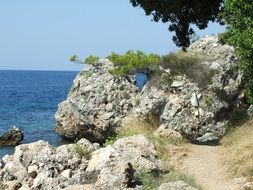 picturesque rocky coast of Croatia
