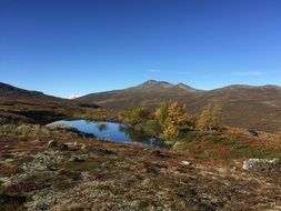 mountain tranquil nature