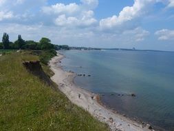 green coast of the baltic sea
