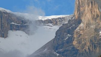 mountain landscape in south east France