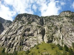 Scenic mountain landscape in Switzerland