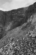 Stones on the mountain in South Africa