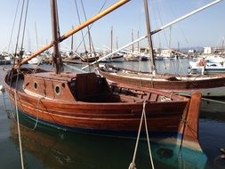 boats in the port of sardinia