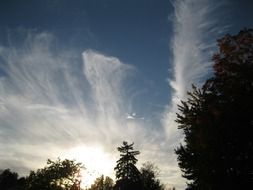 extraordinary beautiful blue clouds