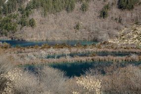 natural scenery in Jiuzhaigou National Park