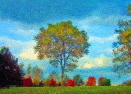 painting autumn drawing