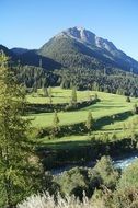 wonderful landscape mountain