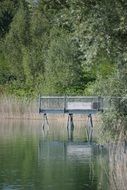 bridge over lake water