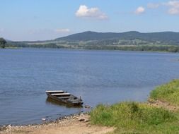 lipno lake on a sunny day