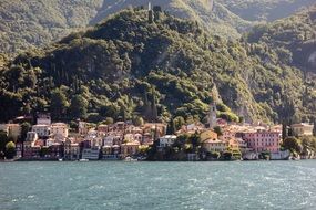 view of an old italian town