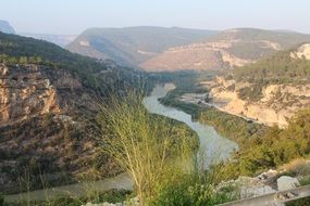 Landscape of river valley