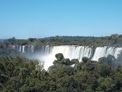 jungle cascade waterfall