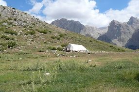 Camp in Taurus on a sunny day