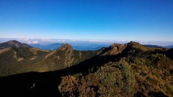 panorama of mountains in Taiwan