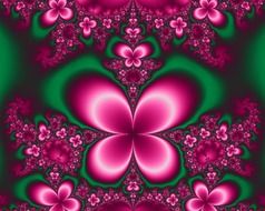 bright purple butterflies drawing