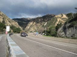 Gaviota tunnel in California