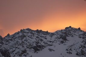 mountains sunrise