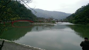 scenic lake in taiwan