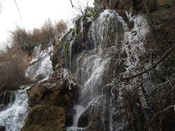 Waterfall on the rock