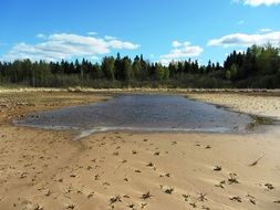 dried river
