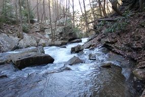 rocks in the water view