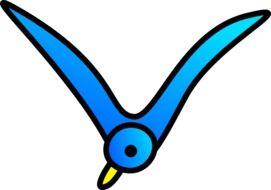 bird blue picture nature cartoon
