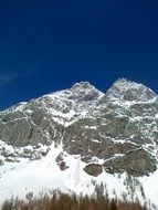 courmayeur mountain winter scenery