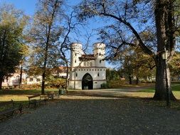 castle in the park