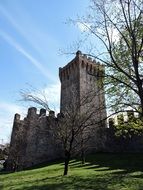 Landscape of Medieval torre