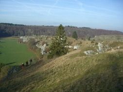 panorama of Eselsburg Valley