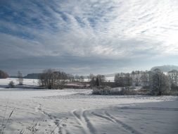 magnificent winter landscape